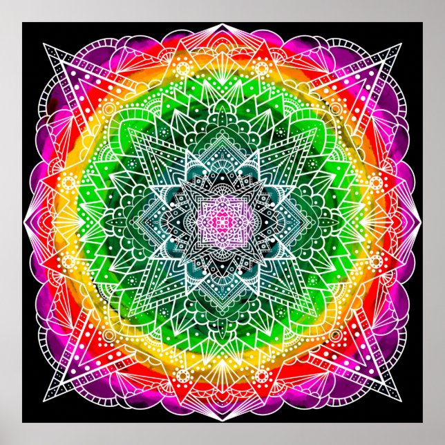 Poster Joli Imaginaire Prism Art Méditerranée (Devant)