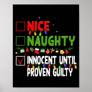 Poster Joli Méchant Innocent jusqu'à preuve du contraire