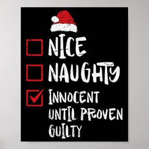 Poster Joli Méchant Innocent jusqu'à preuve du contraire
