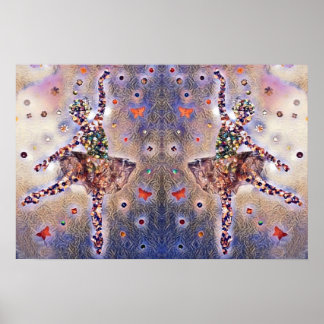 Poster Joli Mignonne Purple Mince Danseur