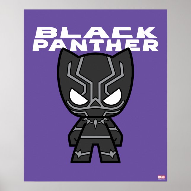 Poster Joli Mini Panthère Noire (Devant)