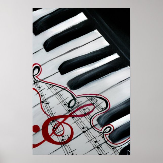 Poster Joli piano (Devant)