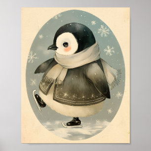 Poster Jolie Art de Pépinière à l'Aquarelle sur le Mancho