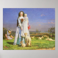 Jolie Baa Lambs par Ford Madox Brown