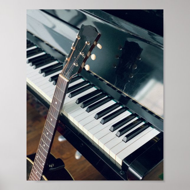 Poster Jolie conception de piano (Devant)