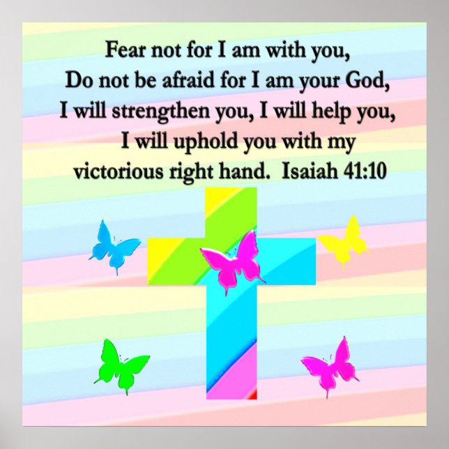 POSTER JOLIE ISAIAH 41:10 CONCEPTION (Devant)