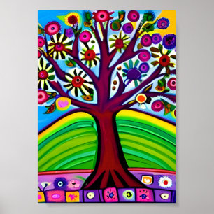 Poster Jolie oeuvre Whimsical   Art généré par IA