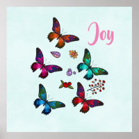 Jolie Petite Papillons Joie