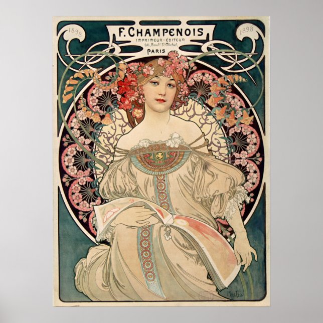 Poster Jolie publicité pour les filles à Paris (Devant)