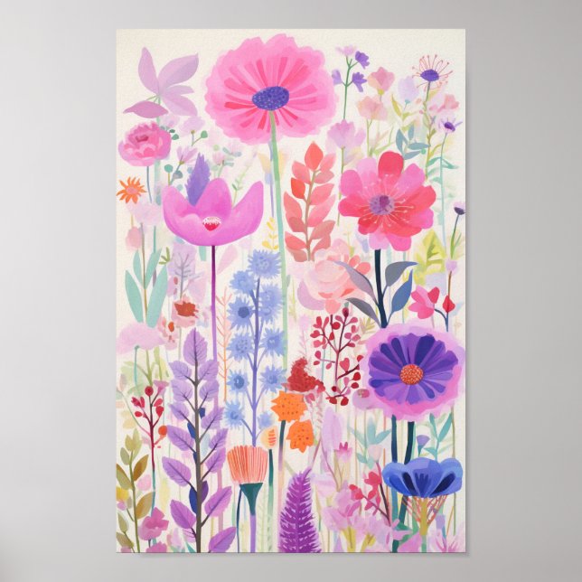 Poster Jolies Fleurs (Devant)