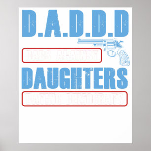 Poster Jolis P.A.P.A.S.C.D. Papas Adversaires des Petites