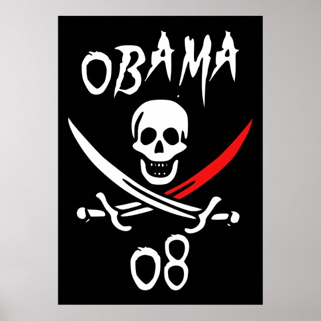 Poster Jolly OBAMA 08 {Tip de sang} (Devant)