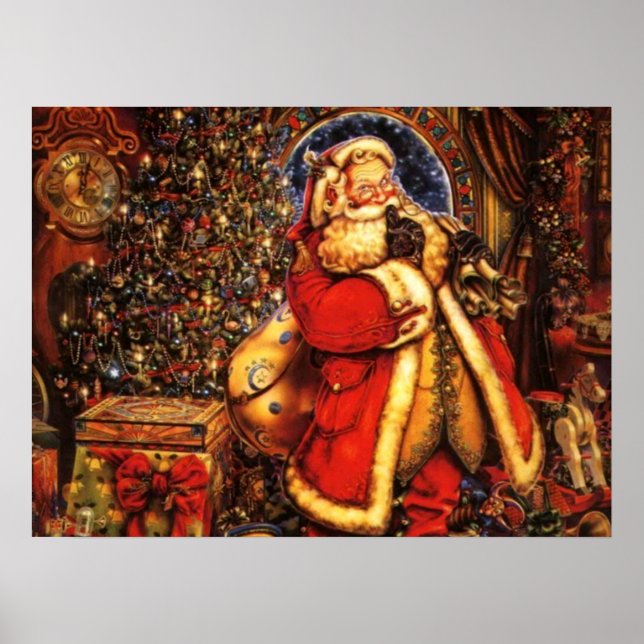 Poster Jolly Old Saint Nick Imprimer (Devant)