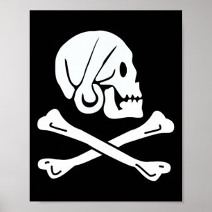 Poster Jolly roger Henry Chaque drapeau pirate