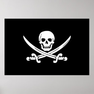 Poster Jolly Roger Pirate Flag