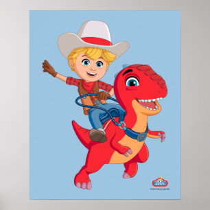 Poster Jon et Blitz   Dino Ranch