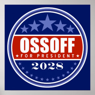 Poster Jon Ossoff Président 2028