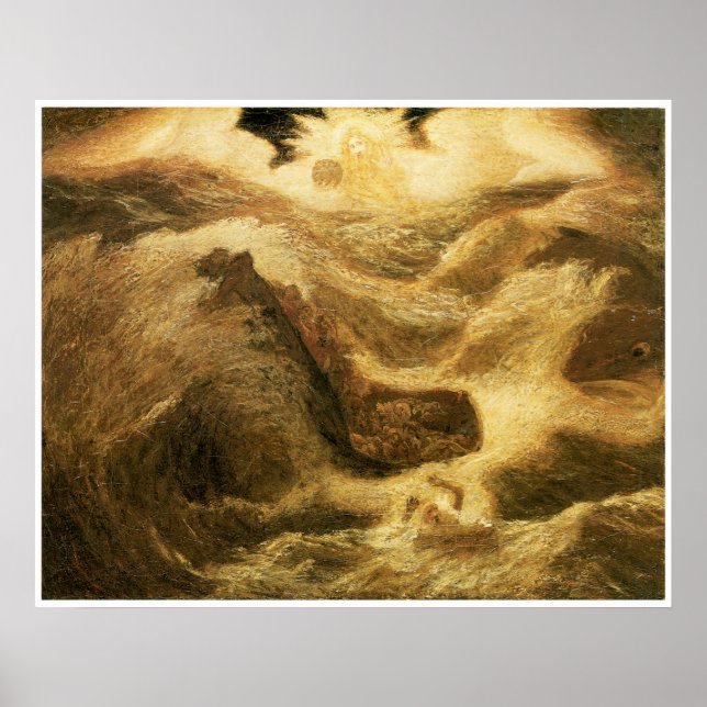Poster Jonah, 1885, Albert Pinkham Ryder (Devant)