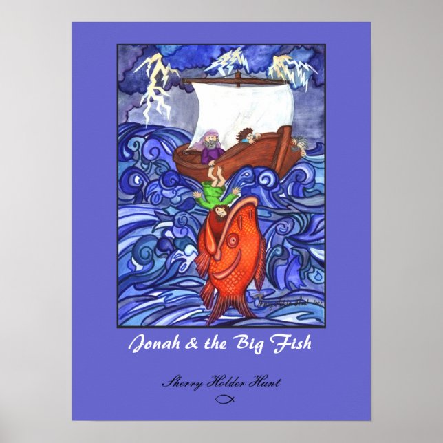 Poster Jonah & Big Fish Print (Devant)