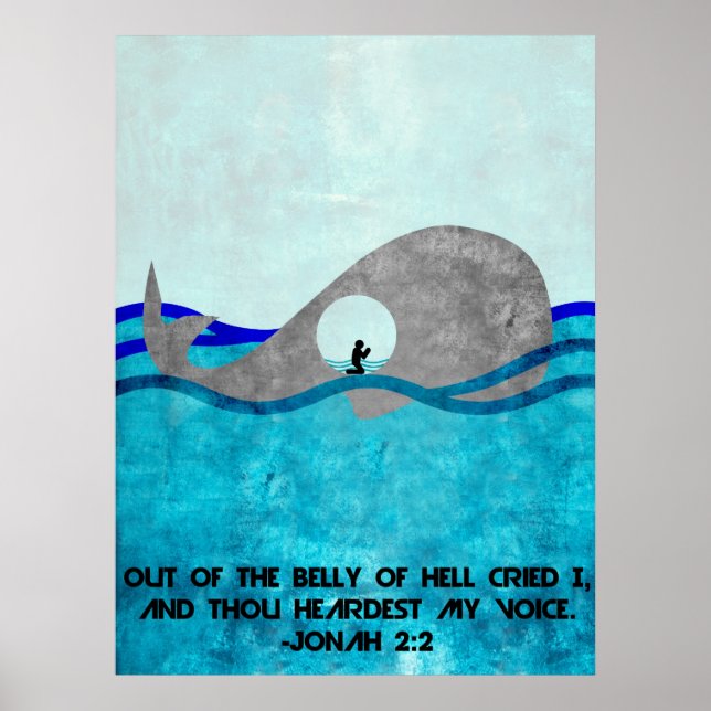 Poster Jonah Et La Baleine (Devant)