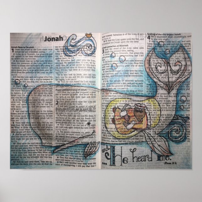 Poster Jonas 2:2 - "Il M'A Entendu" (Devant)