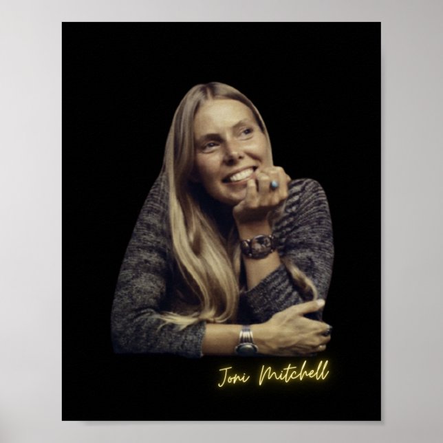Poster Joni Mitchell Je t'aime (Devant)