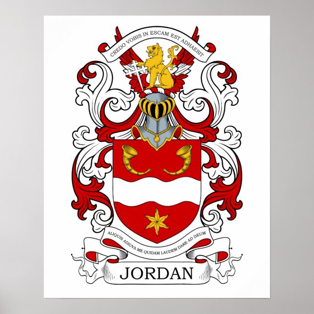 Poster Jordanie personnalisée (Devant)