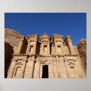 Poster Jordanie, Petra, Le Monastère, Al Deir.