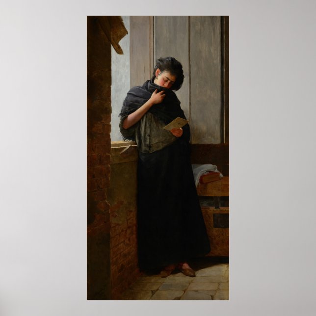 Poster José Almeida Jr - Saudade (Longing) (1899) (Devant)
