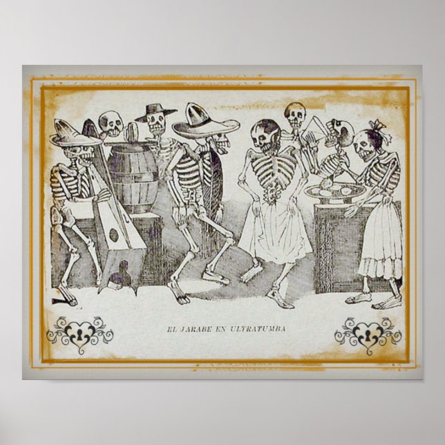 Poster José Posada-El jarabe en ultratumba 14"x11" Imprim (Devant)
