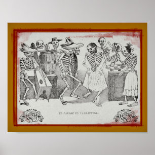 Poster José Posada-El jarabe en ultratumba 14"x11" Imprim