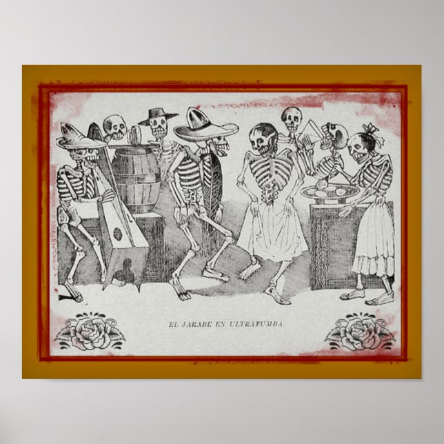 Poster José Posada-El jarabe en ultratumba 14"x11" Imprim (Devant)