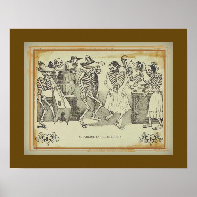 Poster José Posada-El jarabe en ultratumba 18"x 14,5" (Devant)