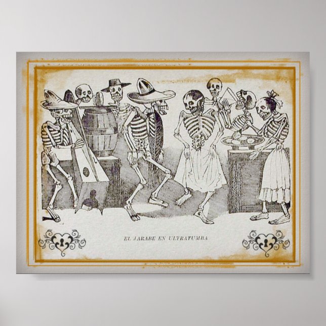 Poster José Posada El jarabe en ultratumba 7x5.30 Imprime (Devant)