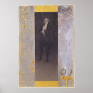 Poster Josef Lewinsky comme Carlos — Gustav Klimt (1895)