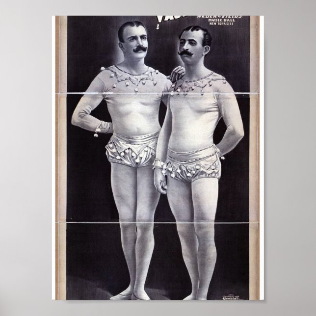 Poster Joseph Hart Vaudeville, Théa rétro des Vanaukens (Devant)