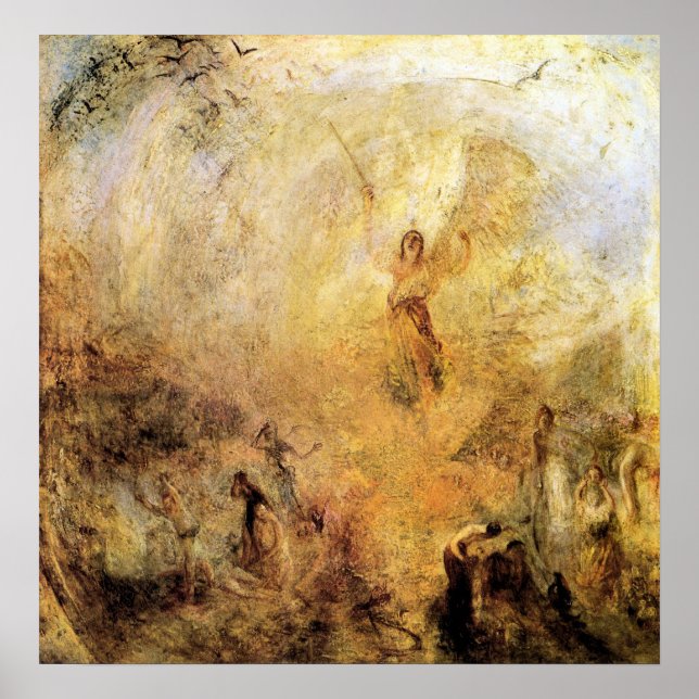 Poster Joseph Mallord Turner - Angel au soleil (Devant)