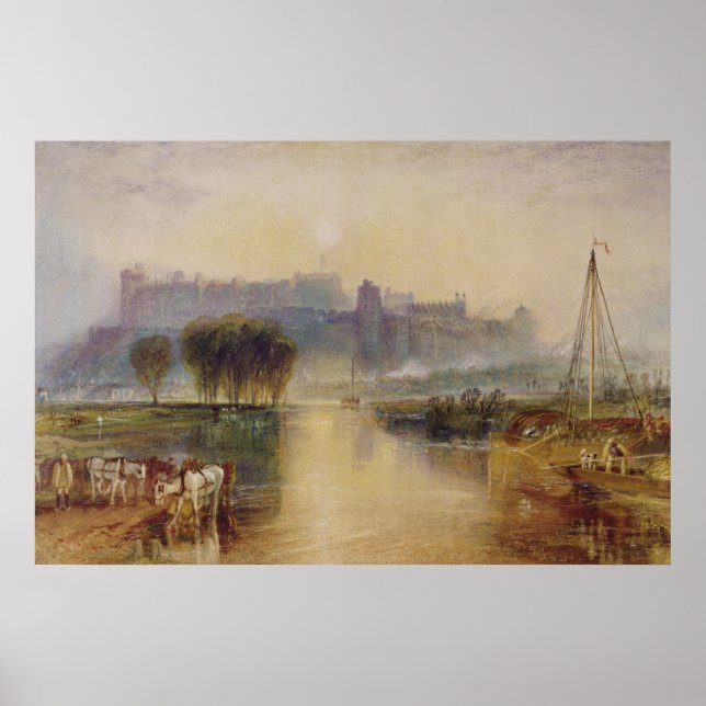 Poster Joseph Mallord William Turner | Château de Windsor (Devant)