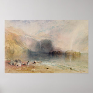 Poster Joseph Mallord William Turner   Lac Keswick, Cumb