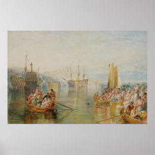 Poster Joseph Mallord William Turner   Saltash, Cornouail