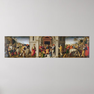 Poster Joseph receives his Brothers, c. 1515