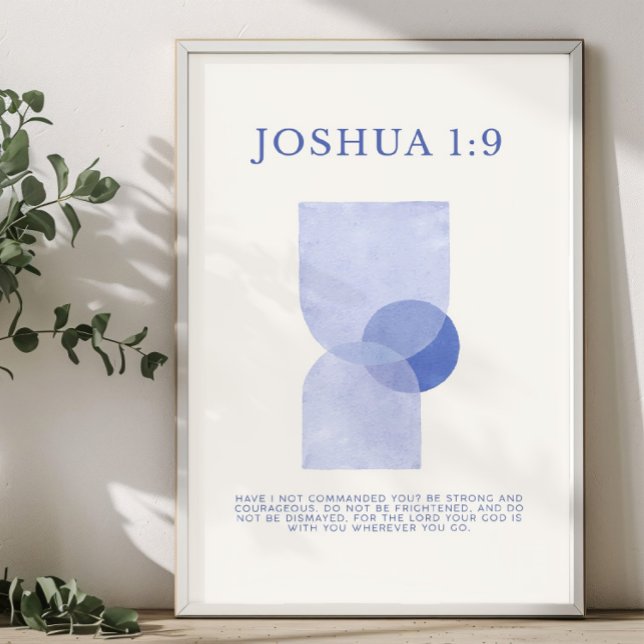 Poster Joshua 1:9 (Créateur téléchargé)