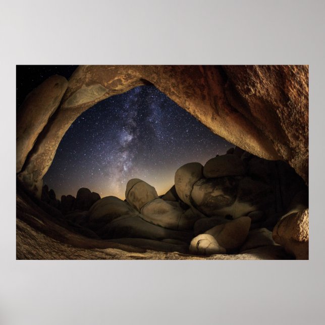 Poster Joshua Tree National Park Night Sky (Devant)