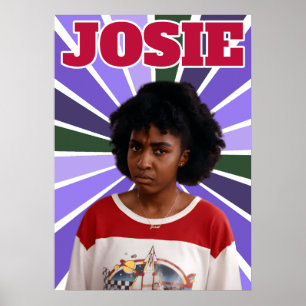 Poster Josie du bas 2023 Ayo Edebiri Rétro