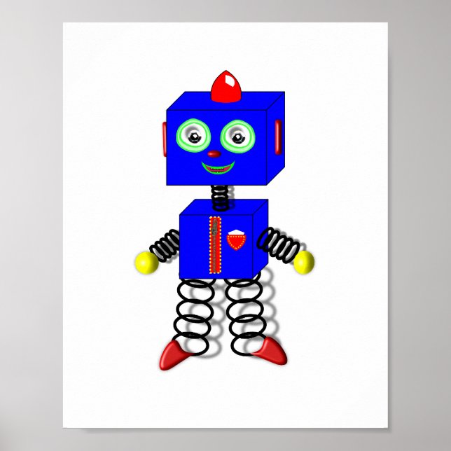 Poster Jote Boys Room Robot Photo Décor (Devant)