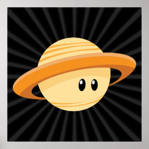 Poster Jote Saturn Planet
