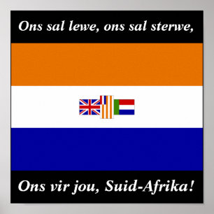 Poster Jou d'Ons vir, Suid-Afrika !