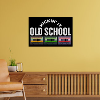 Poster jouer à l'ancienne
