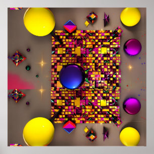 Poster Jouer à l'univers