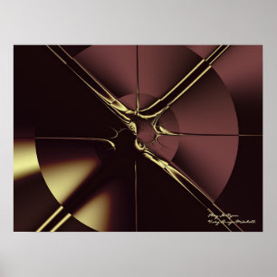 Poster Jouer à nouveau Art Fractal fin